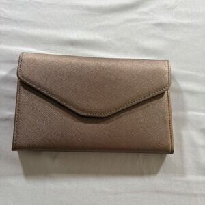Zoppen Travel Wallet Passport Holder Womens Bronze RFID Blocking Organizer Slim